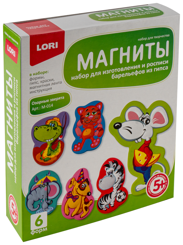 Фигурки на магнитах "Озорные зверята" LORI