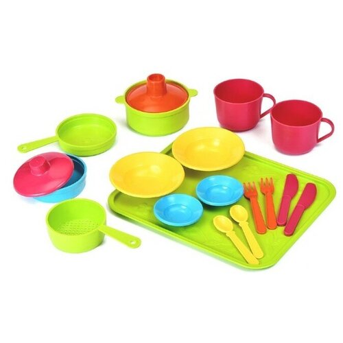 Набор посуды столовый «Сели поели», 31 деталь игровой набор посуды столовый малинка 3 дет
