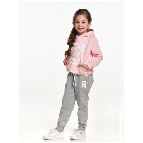 Комплект одежды Mini Maxi, толстовка и брюки, повседневный стиль, размер 98, розовый