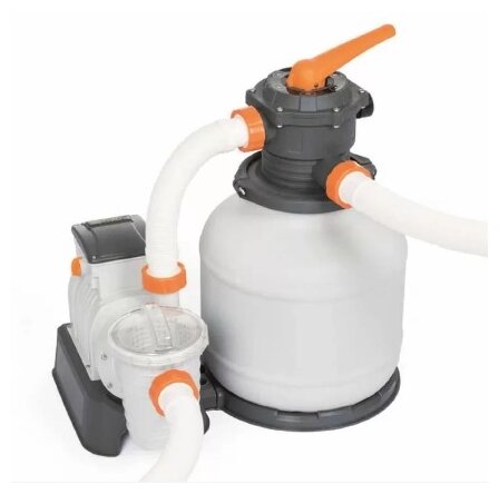 Песочный насос-фильтр BestWay Flowclear Sand Filter 8327 л/ч 58499 - фотография № 1