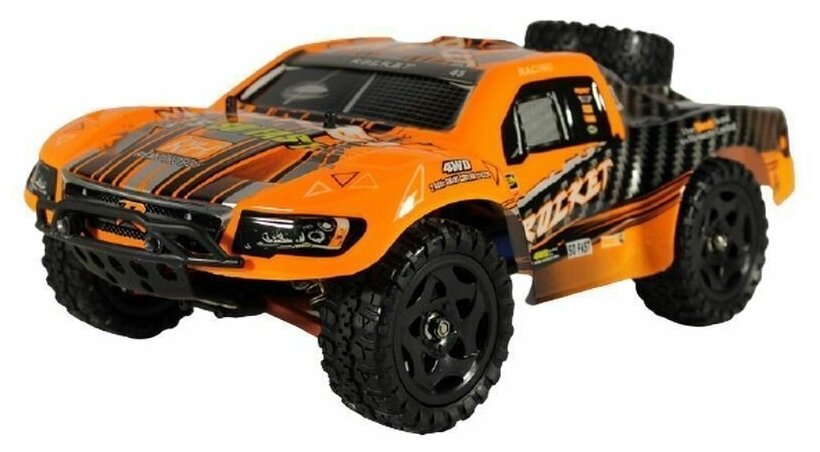 Радиоуправляемый шорт-корс Remo Hobby Rocket Brushless UPGRADE V2.0 оранжевый 4WD 2.4G 1/16 RTR RH1625UPGV2-ORAN