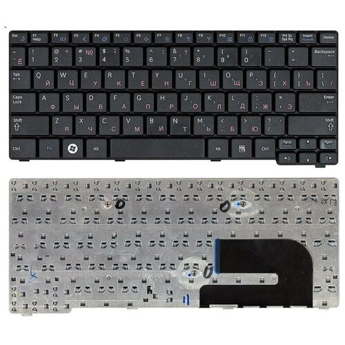 Клавиатура keyboard BA59-02768D для ноутбука Samsung N102 N128 N143 N145 N148 N150 NB20 NB30 черная 861₽