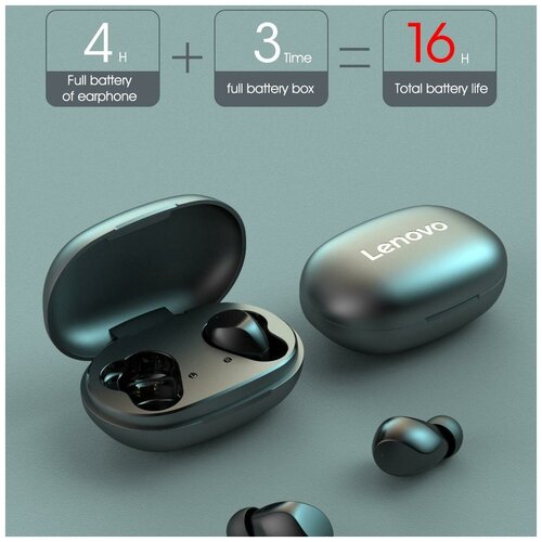 Беспроводные наушники Lenovo TC02 True Wireless Bluetooth Headset Black 198000₽