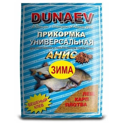 прикормка зимняя dunaev ice классика 0 75кг универсальная 2 шт дунаев Дунаев Зимняя прикормкаDunaev ice classic Анис 750г