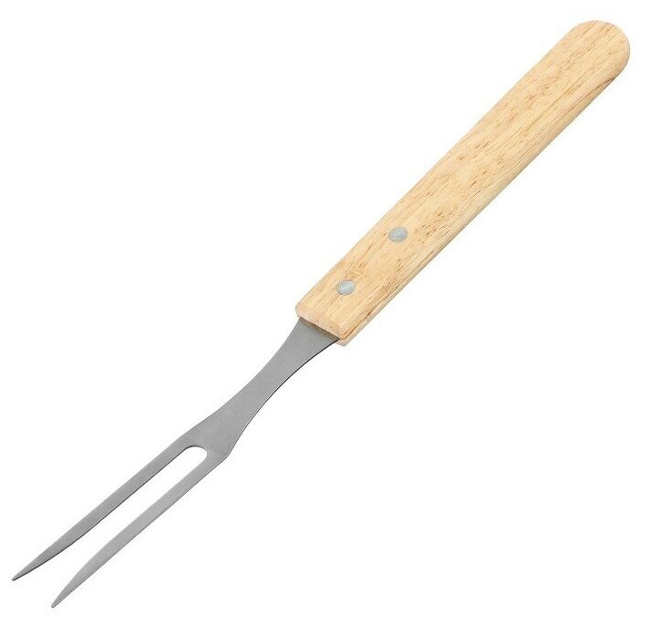 Набор для барбекю (нож,вилка,щипцы,лопатка) 33 см - фотография № 2