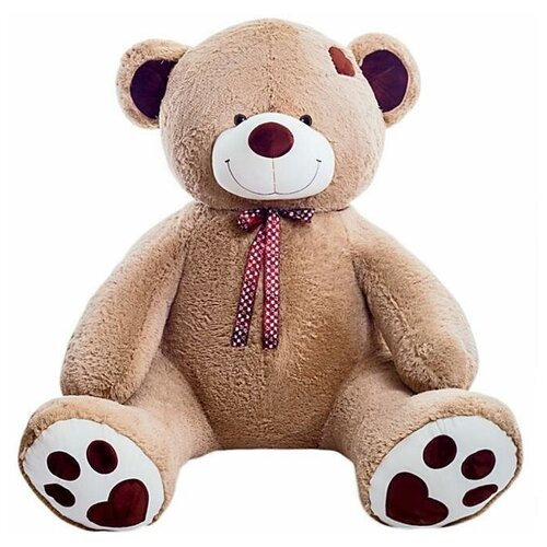 фото Мягкая игрушка медведь цвет коричневый, 120 см случай