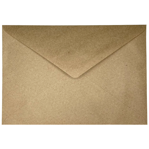 Конверт С6 коричневый крафт (114х162мм) 50 шт/уп конверты крафт бумаги с6 114 162 мм
