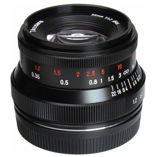 Объектив 7artisans 35mm F12 II Canon EOS-M черный 883000₽