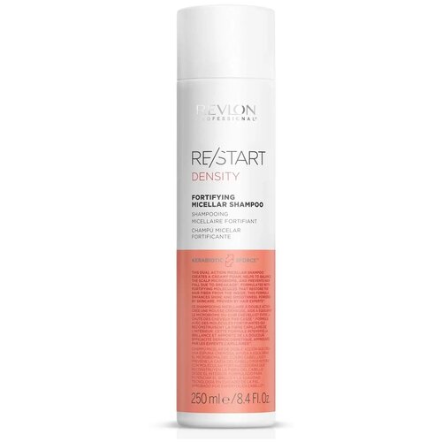 Revlon Professional ReStart Density Fortifying Shampoo - Укрепляющий мицеллярный шампунь 250 мл укрепляющий мицеллярный шампунь revlon professional re start density fortifying micellar shampoo 250 мл