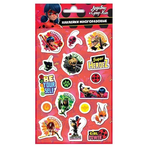 Наклейки вспененные Леди Баг