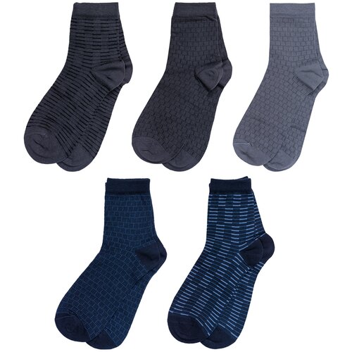 фото Комплект из 5 пар детских носков rusocks (орудьевский трикотаж) рис. 01/02, микс 2, размер 20