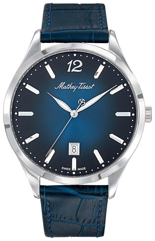 Наручные часы Mathey-Tissot Urban Швейцарские H411ABU, синий