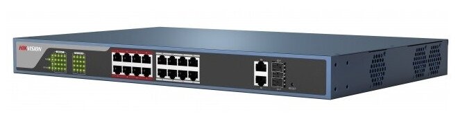 Неуправляемый PoE коммутатор DS-3E0318P-EB 16 портов