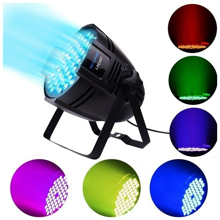 LPC007 Светодиодный прожектор смены цвета (колорчэнджер), RGB 54х3Вт, Big Dipper
