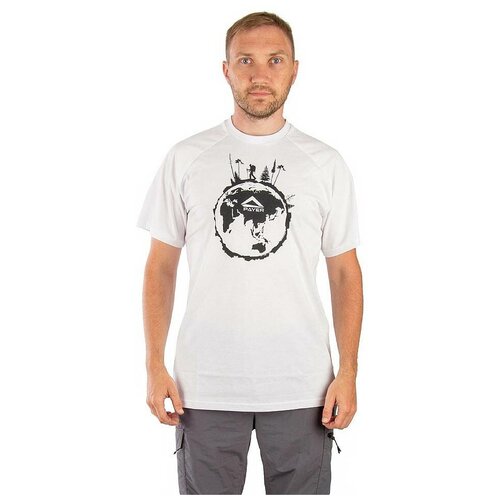 Футболка PAYER World Tour (Ворлд тур) (хлопок, белый) (р-р XL) (Novatex)