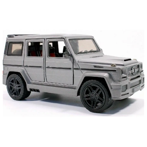 Металлическая машинка Гелендваген Mercedes-Benz G65 Brabus Брабус AMG серый