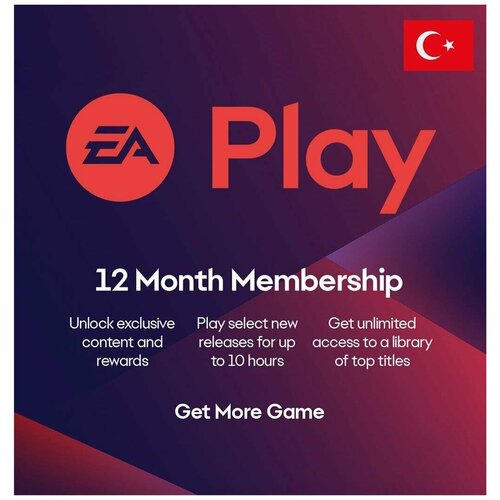 Подписка EA Play на 12 месяцев Турция