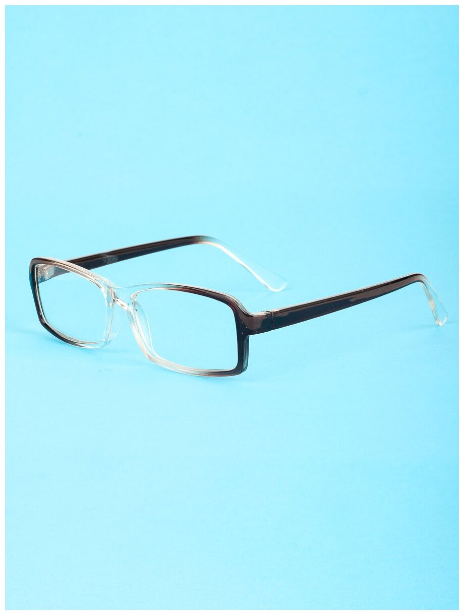 Готовые очки для зрения коричневые с диоптриями -8.00 футляр