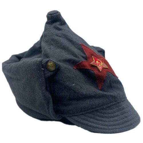 фото Шапка буденовка ркка, нквд, летний шлем, байковый, красная звезда, богатырка, демисезонная военный коллекционер