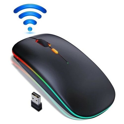 Мышь беспроводная iMICE Silence аккумуляторная тихие кнопки RGB подсветка 79900₽