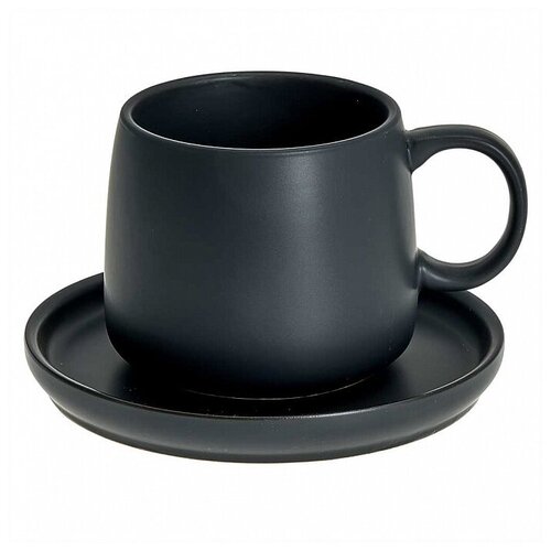 Ф19-104P/1 Чайный набор 2 предмета , черный (24)