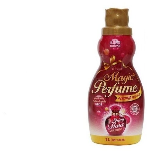 Кондиционер-ополаскиватель для белья Aroma Viu Magic, с ароматом персика и розы, 1 л