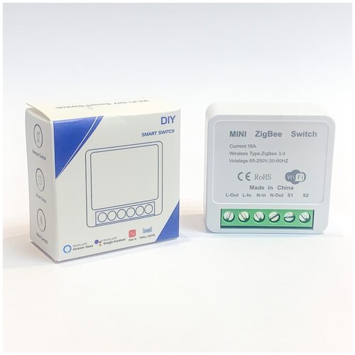 Умное ZigBee реле Tuya 16A - работает с Яндекс Алисой 85600₽