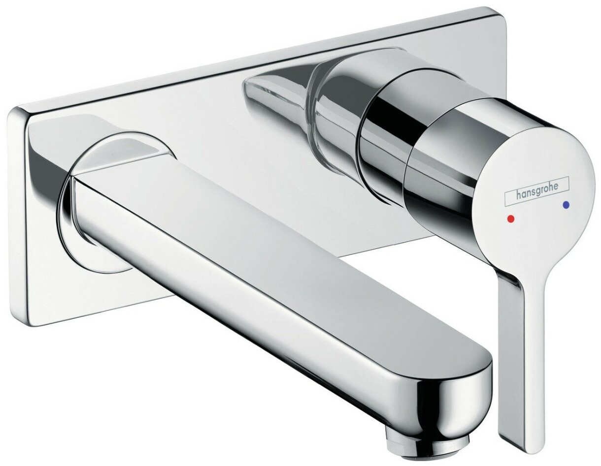 Встраиваемый смеситель Hansgrohe 31163000 Metris S Смеситель для раковины, встраиваемый, хром