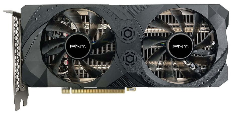 Видеокарта PNY GeForce RTX 3060 Ti UPRISING DUAL FAN 8Gb LHR (VCG3060T8LDFMPB)