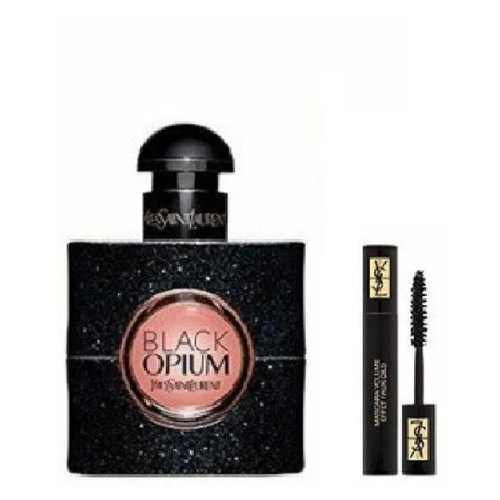 Yves Saint Laurent - Подарочный набор Black Opium Wild Edition (Парфюмерная вода 30мл+Тушь для ресниц мини)