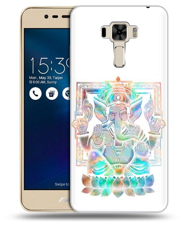 Чехол задняя-панель-накладка-бампер MyPads умный слон для ASUS ZenFone 3 Laser ZC551KL 5.5 противоударный