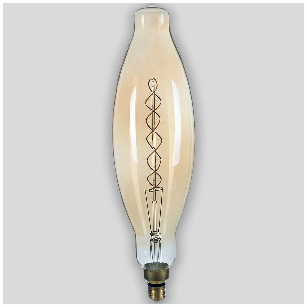 Лампа HIPER LED VINTAGE BT120 8W E27 2200K AMBER - фотография № 3