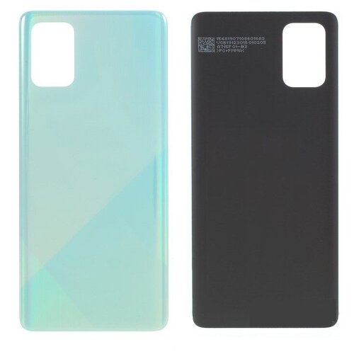 Задняя крышка для Samsung A715F (Galaxy A71) Голубой чехол mypads clear view cover для samsung galaxy a71 sm a715f 2020 синий