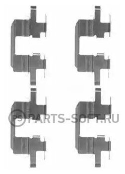 Комплект монтажный тормозных колодок CHEVROLET/SUBARU FORESTER/IMPREZA/LEGACY задн. TEXTAR 82502600