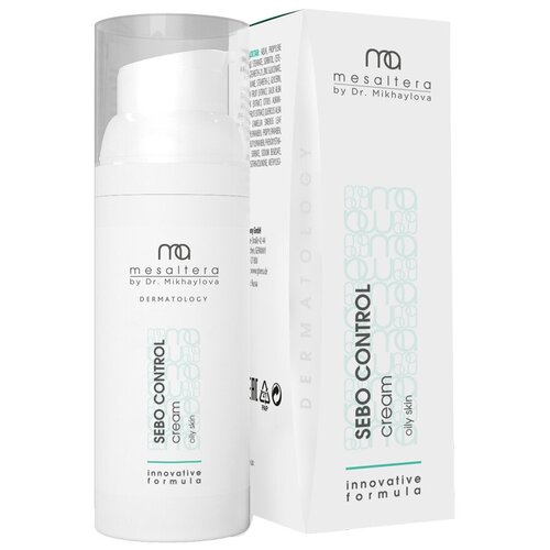 Крем себорегулирующий матирующий SEBO CONTROL CREAM для жирной кожи 50 мл, MESALTERA by dr. Mikhaylova