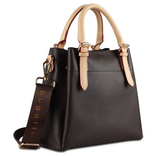 фото Сумка женская bugatti ella, тёмно-коричневая bugatti 49362002