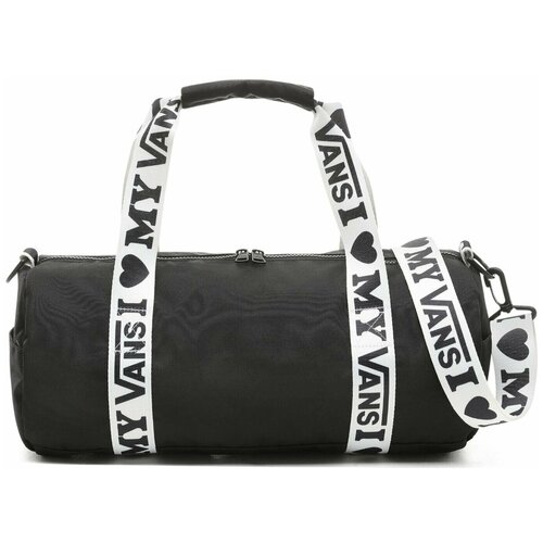 фото Сумка спортивная vans here we go duffle black - vans love черная