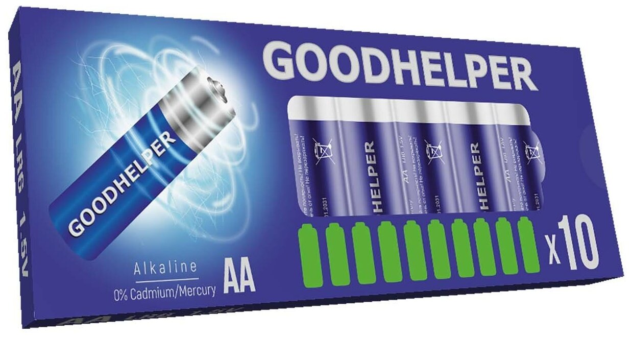 Батарея Goodhelper AA(LR6) B10LR6 10шт.