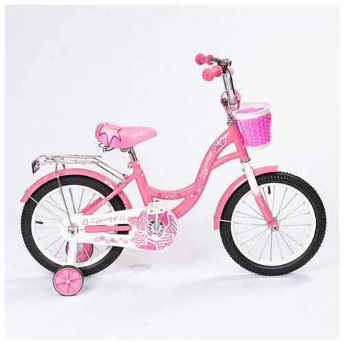 Велосипед 16 ZIGZAG GIRL розовый велосипед 16 zigzag girl черный малиновый
