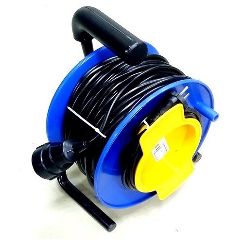 Удлинитель для газонокосилок, электро триммеров. На катушке. 50 м.