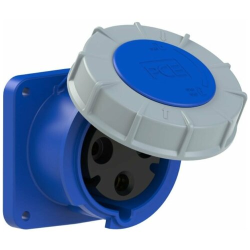PCE Розетка встраиваемая 63А 230V 1P+N+E IP67 333-6