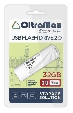 Флешка OLTRAMAX OM-32GB-310-White 32 Гб, белый