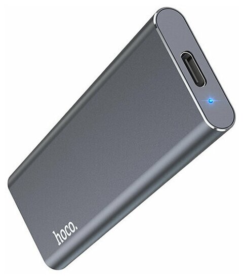 Жетский диск SSD HOCO UD7 Ultra-fast , USB 3.1/Type-C, 512GB, серый