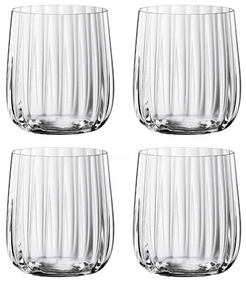 Набор стаканов Spiegelau LifeStyle для виски 4450175, 340 мл, 4 шт., прозрачный