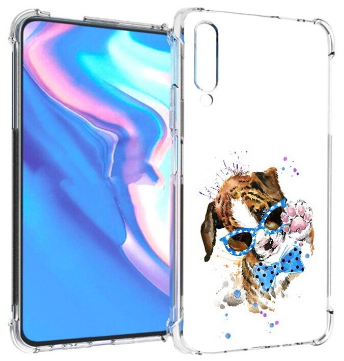 Чехол задняя-панель-накладка-бампер MyPads лапочка для Honor 9X Pro/Huawei Y9s/P Smart Pro 2019 противоударный