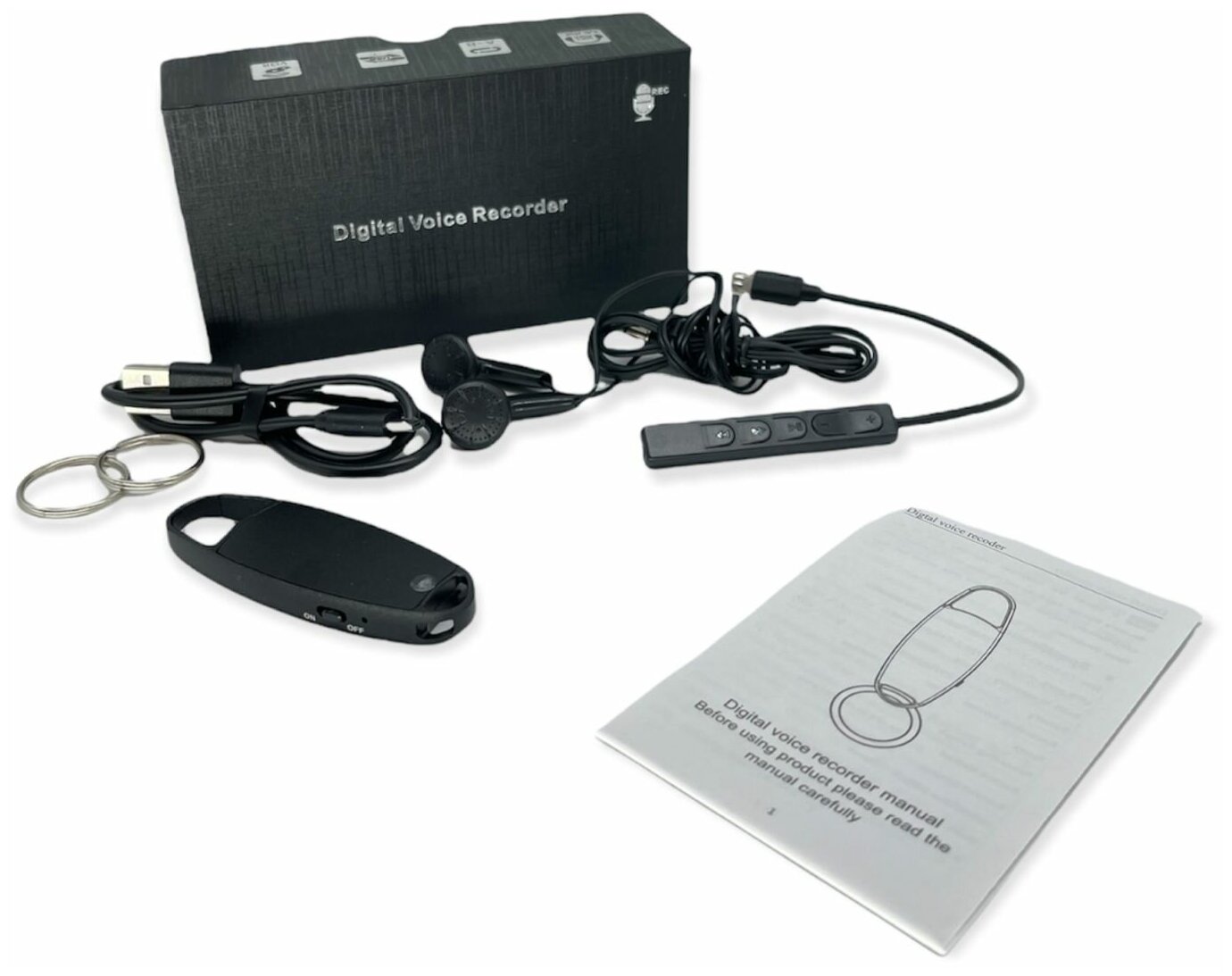Профессиональный диктофон W-32/ Встроенная память 32GB( запись около 376 ч)/ миниатюрный диктофон/ карманный диктофон