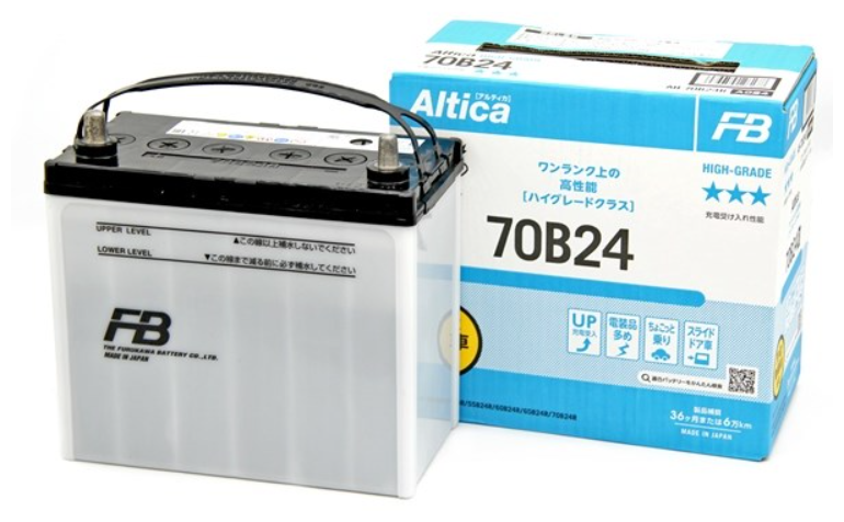 Автомобильный аккумулятор Furukawa Battery FB9000 70B24L 238х129х225