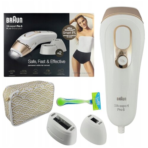 Эпилятор BRAUN IPL Silk-expert Pro 5 PL5237 высокоточная насадка для фотоэпиляторов braun ipl silk expert pro