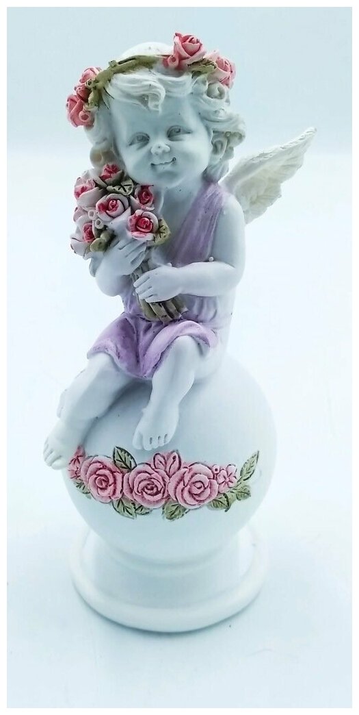 Статуэтка фигурка Ангел 15см полимер для интерьера, сувениры и подарки, декор для дома, фигурки коллекционные