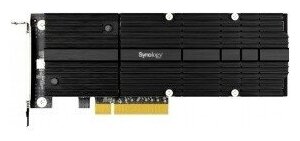 Synology Дисковый массив Synology M2D20 Сетевое хранилище M.2 SSD-NVME adapter,PCIe 3.0x8, M.2 22110/2080